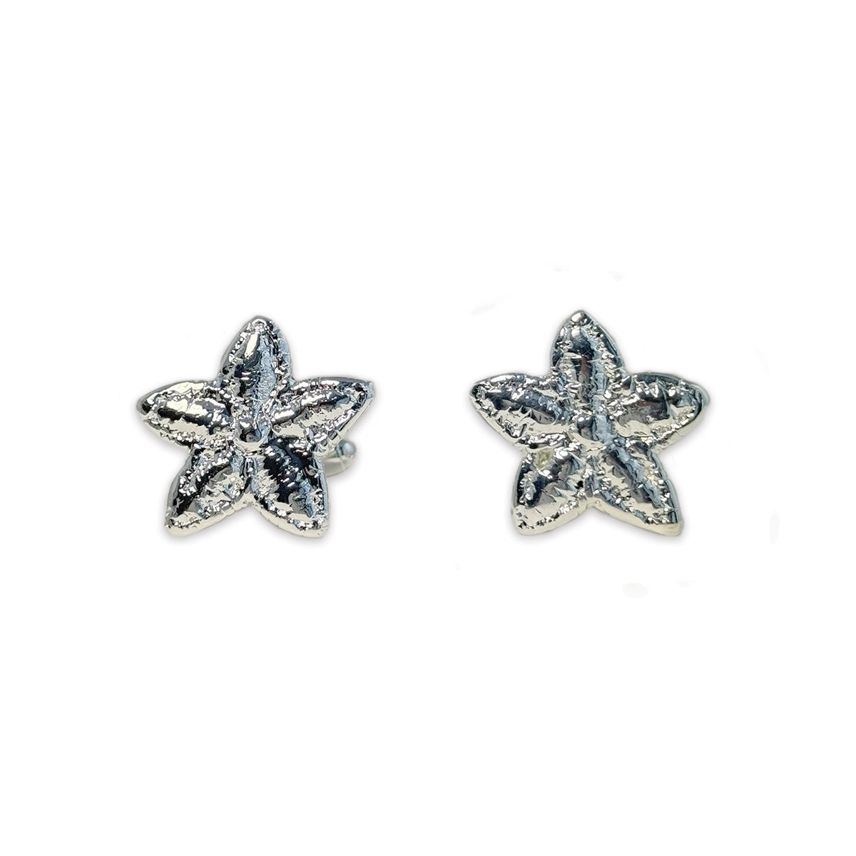 Felix lace star cufflinks in Sterling Silver.