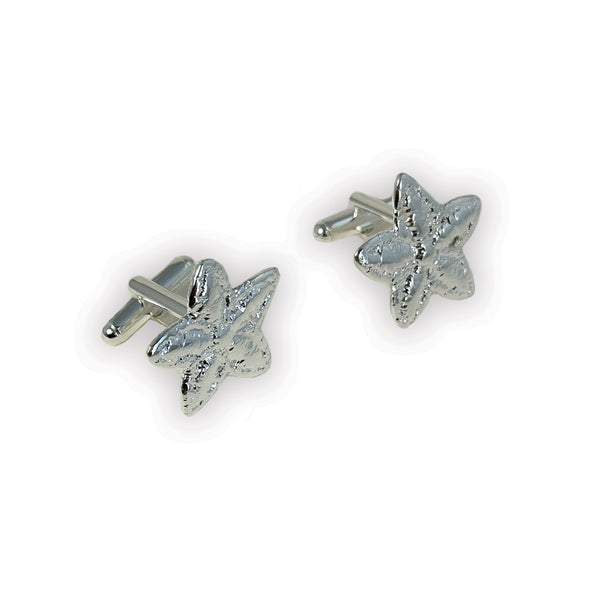 Felix - Lace star cufflinks in Sterling Silver - Monika Knutsson