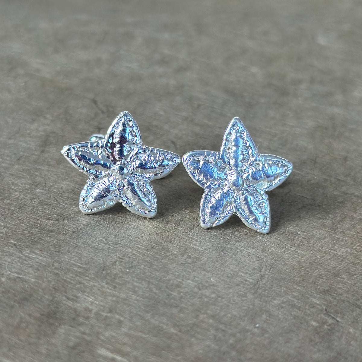 Felix lace star cufflinks in Sterling Silver.