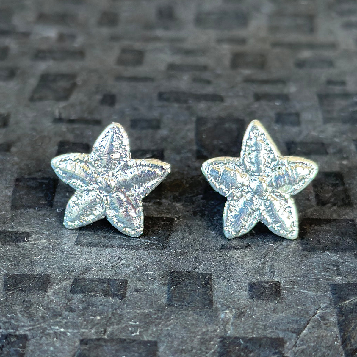 Felix lace star cufflinks in Sterling Silver.