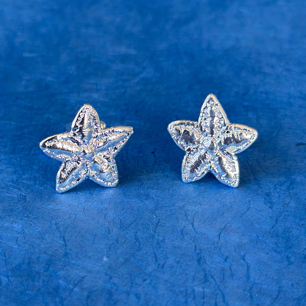 Felix lace star cufflinks in Sterling Silver.