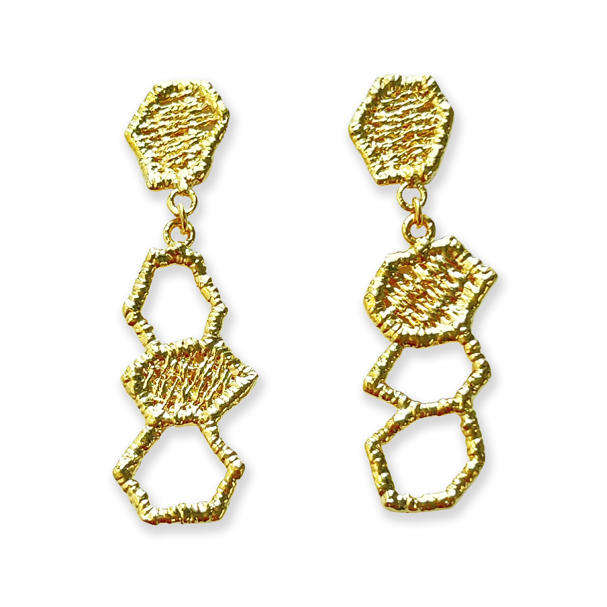 Earrings, Jewellery • 24k Yellow Gold Hoops 14mm • DesignYard