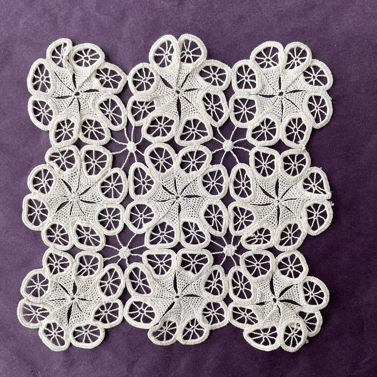 Swedish lace used for the Ingegerd earrings