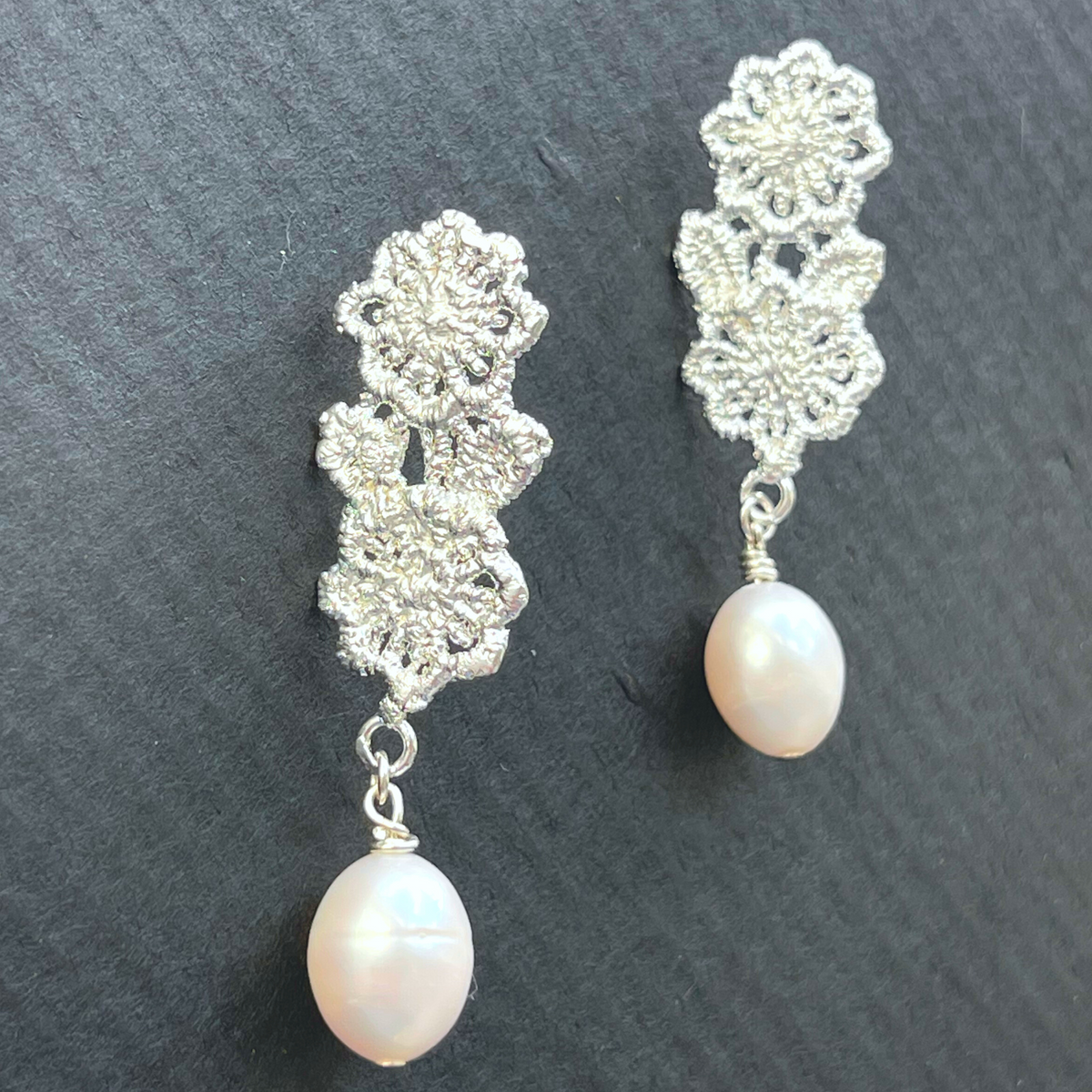 Pearl and Lace Jewelry - Monika Knutsson