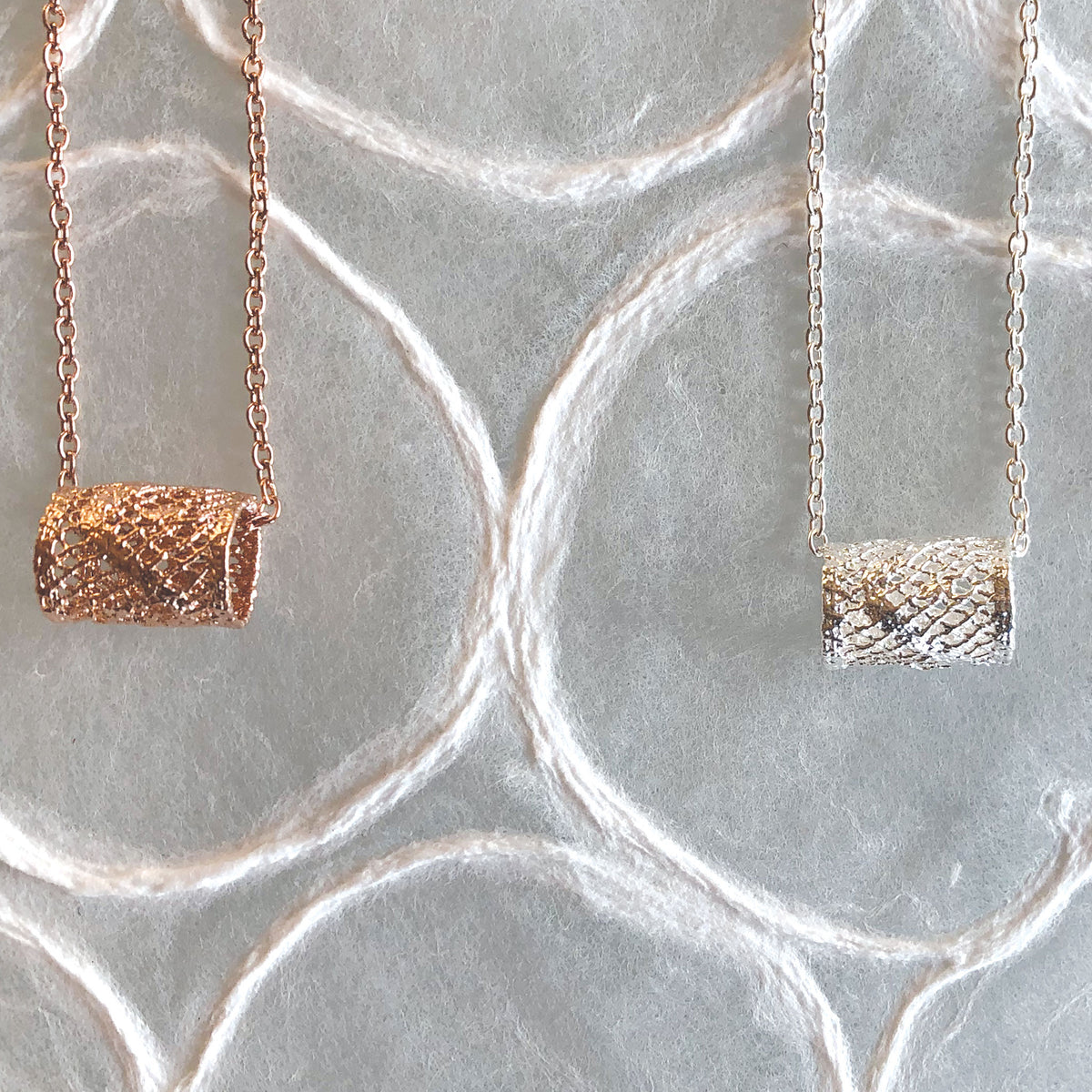 Zada - Lace Charm Necklace