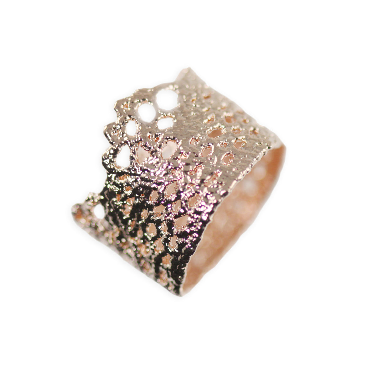 Aliette lace ring Rose Gold