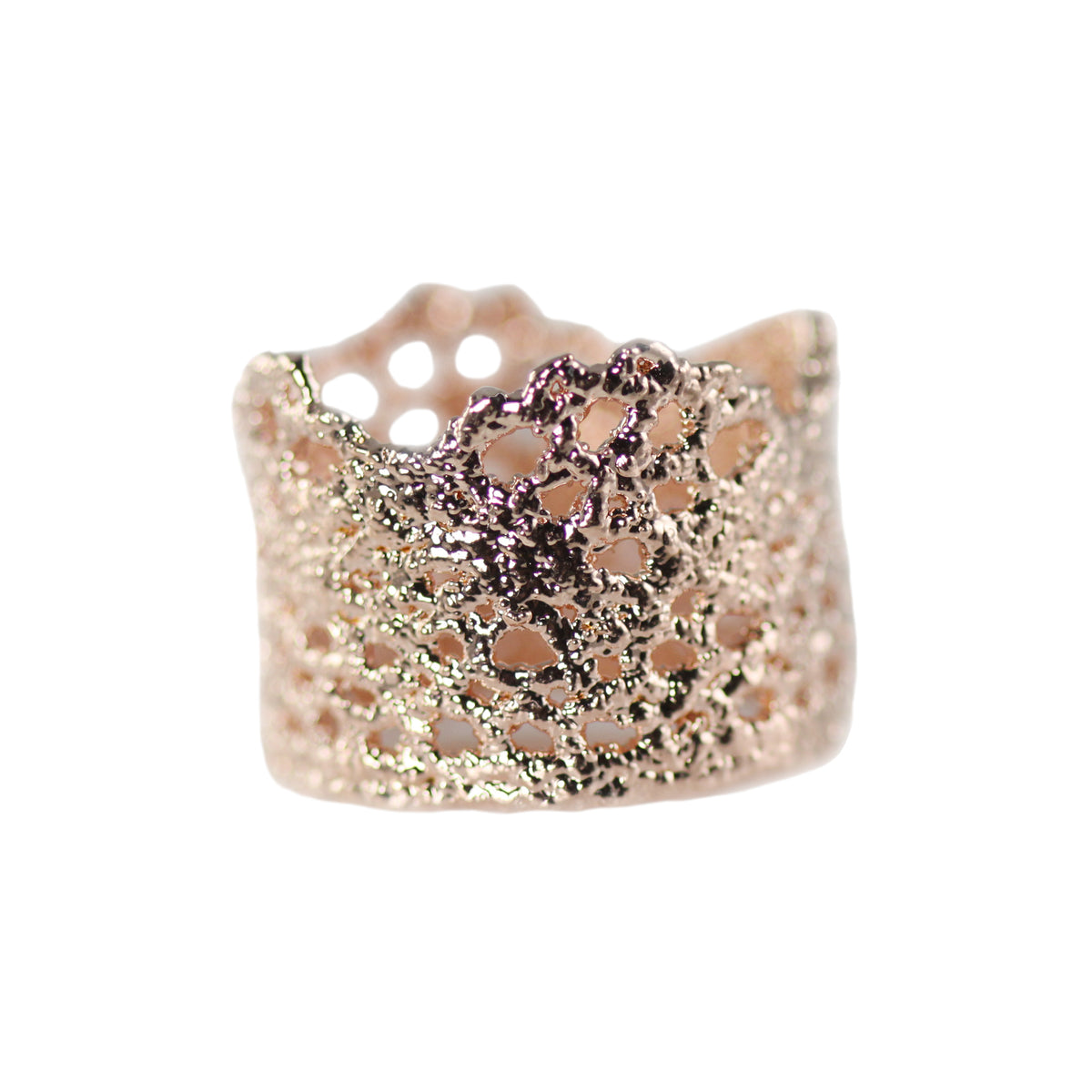 Aliette lace ring Rose Gold