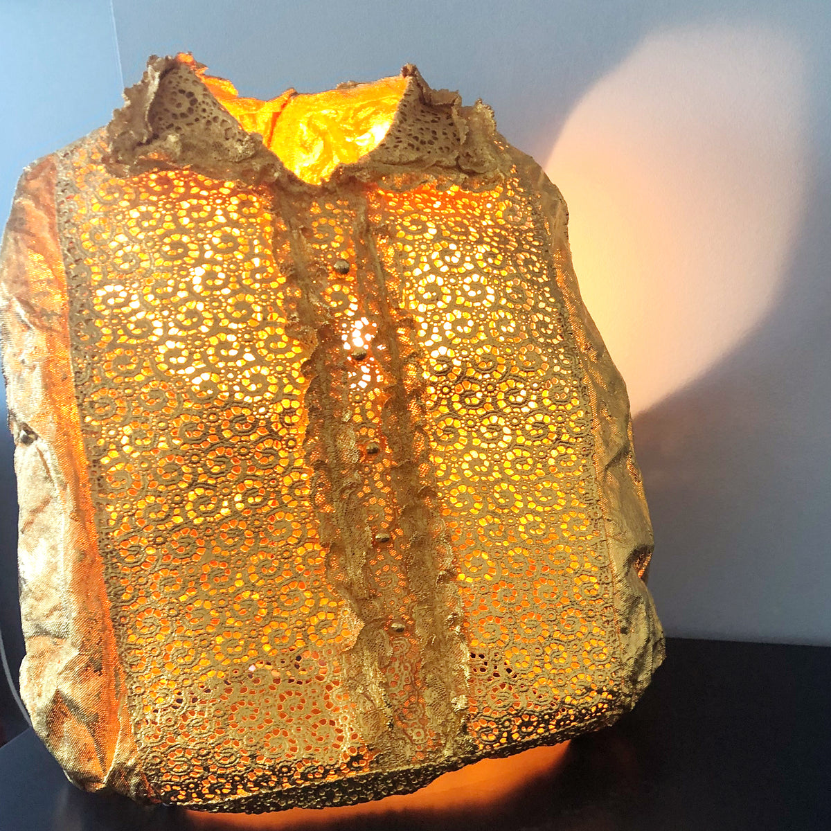 Mathilde - Gold Blouse Lamp