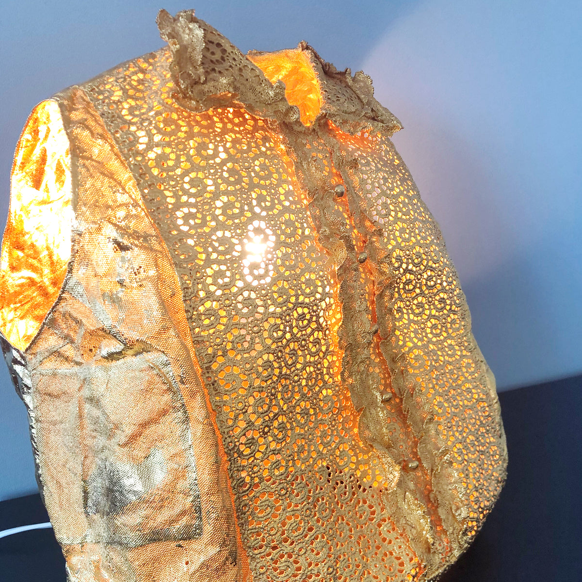 Mathilde - Gold Blouse Lamp