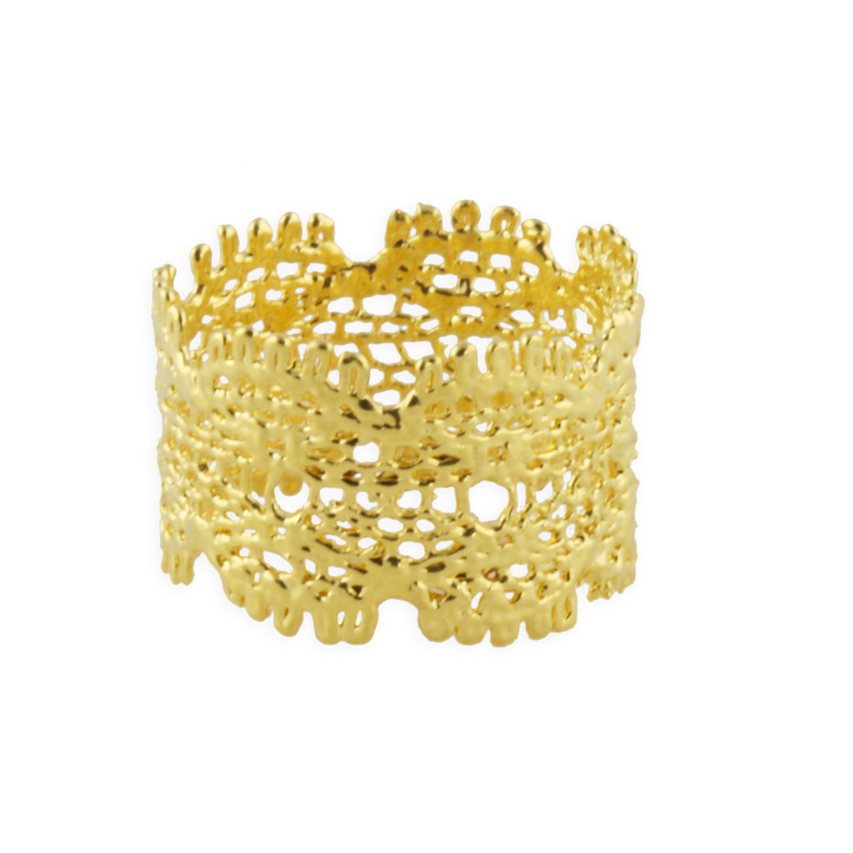 Chantal in 24k gold, size 5