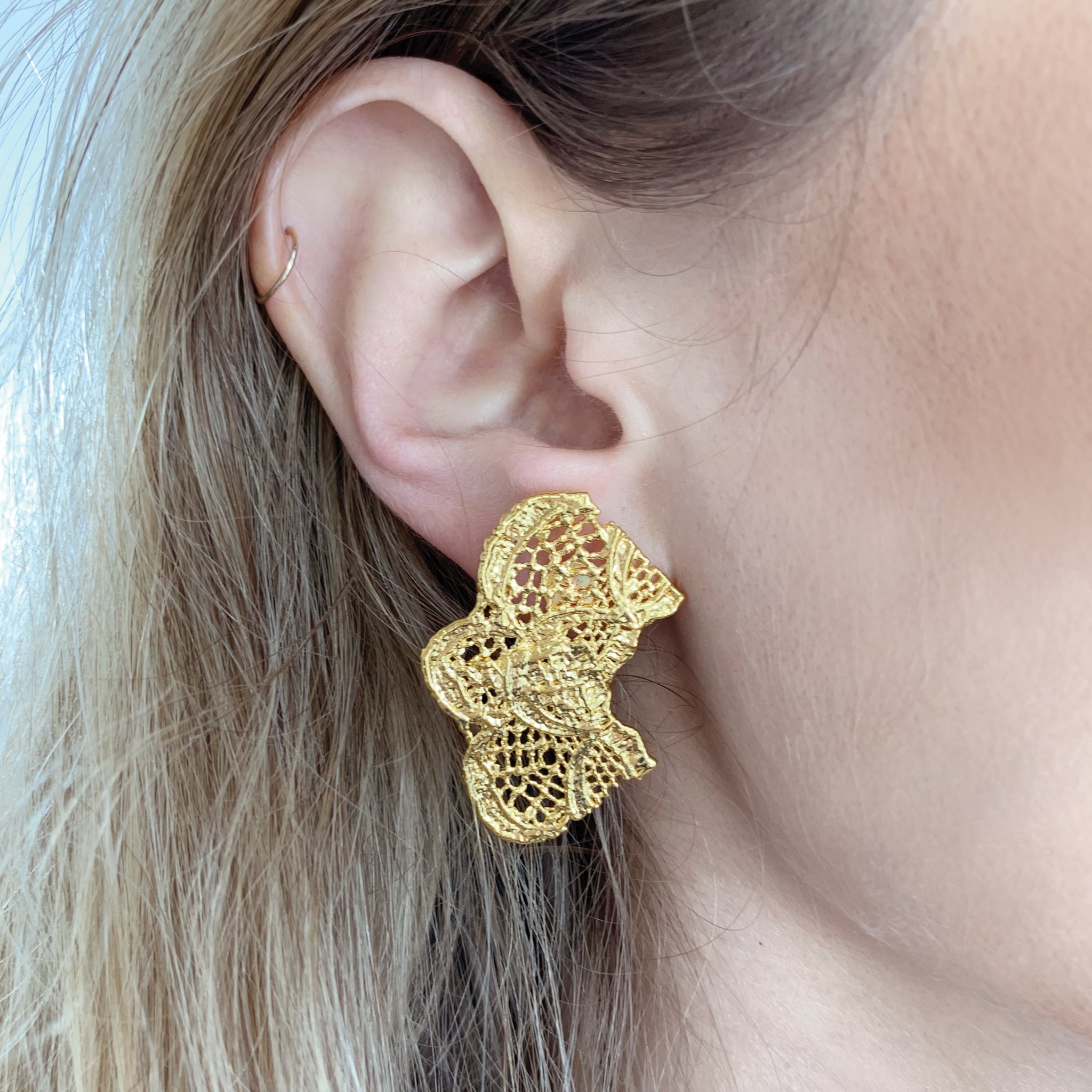 Share 206+ gold earrings new models images best